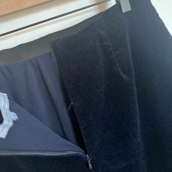 The Main Street Exchange Navy Corduroy Pencil Skirt - Picture 6 of 8